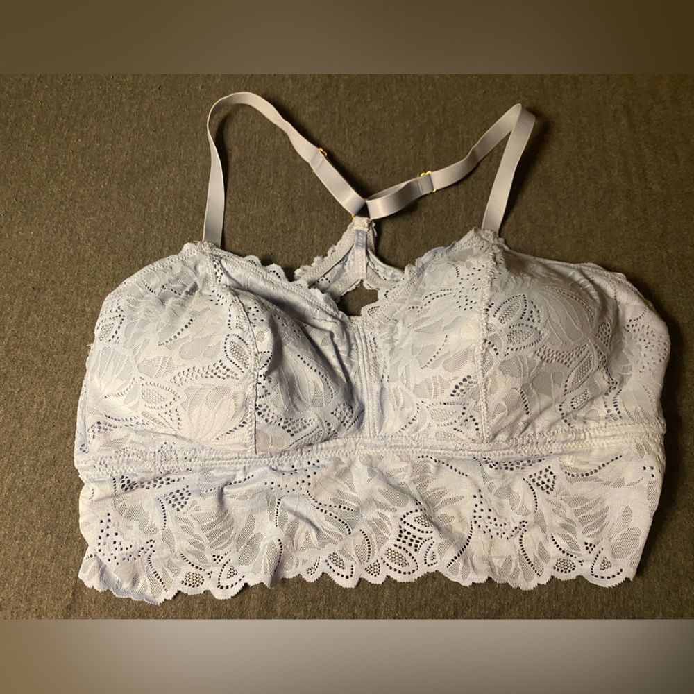 Aerie bralette light blue
